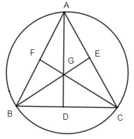 Show that in an equilateral triangle, circumcentre, orthocenter and ...