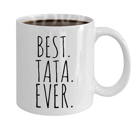 BEST TATA EVER Coffee Mug Tata Gifts Tata Mug Fathers Day | Etsy