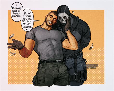 ghost and soap (call of duty and 1 more) drawn by umikochannart | Danbooru