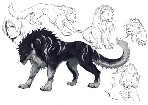 Kuvahaun tulos haulle dragon and wolf hybrid Fantasy Creatures Art ...