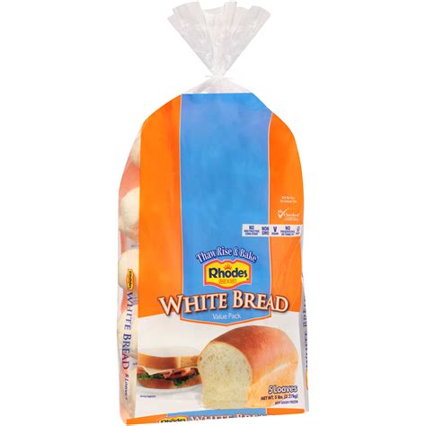 Rhodes Bake-N-Serv, White Bread Dough, 5 CT - Walmart.com