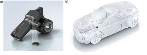 Automotive peripheral acceleration sensor: (a) outside housing and... | Download Scientific Diagram