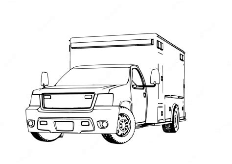 Premium Vector | Truck sketch white background vector