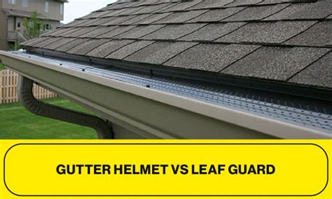 Gutter Helmet VS. Leaf Guard | Sunshine Gutters Pro