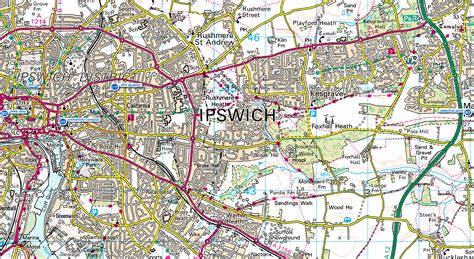 map of ipswich uk - Google Search | Ipswich, Ipswich england, Map