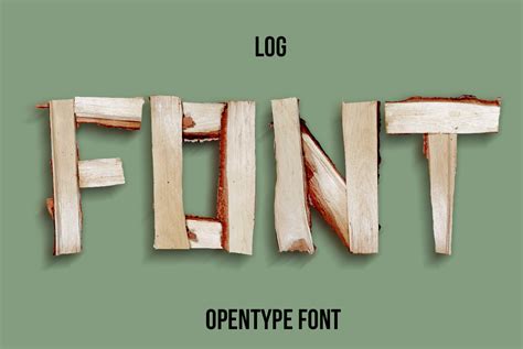 Log Font | Fonts ~ Creative Market