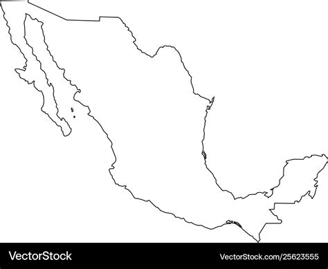 26 best ideas for coloring | Mexico Map Outline