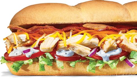Subway Footlong Pro Chicken & Bacon Ranch Nutrition Facts