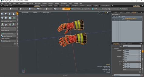 Firefighting gloves 3D model - TurboSquid 1681585