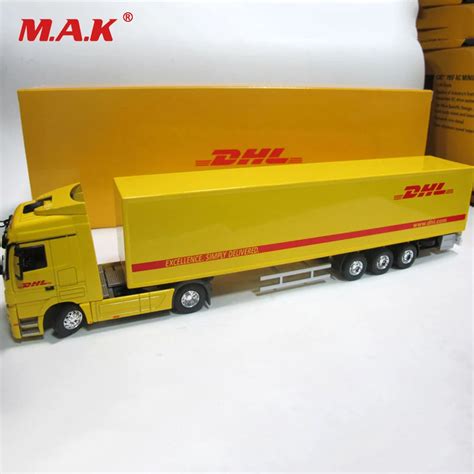 Diecast Alloy Metal Car big Container Truck 1:50 Scale Express DHL ...