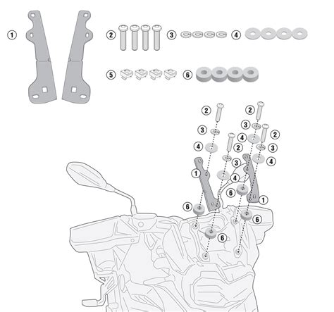 Givi Install Kit D5129KIT