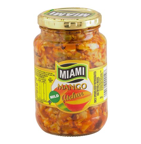 MIAMI Mango Atchar Mild 12 x 400g (MIA 064) | Something South African