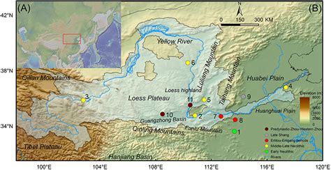 Yellow River History Map