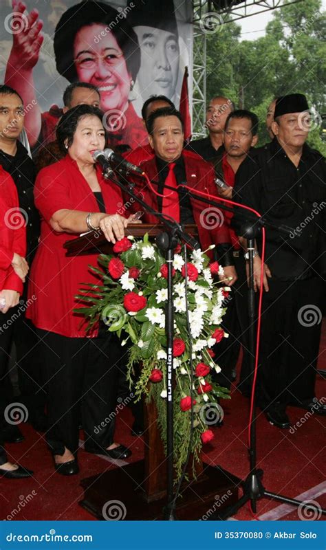 Megawati editorial image. Image of pdip, java, politics - 35370080