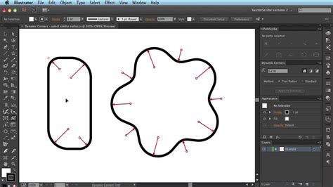 How to Select Similar Radius Corners in Illustrator [Dynamic Corners ...