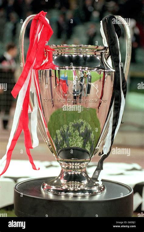 European cup trophy with ribbons on hi-res stock photography and images ...