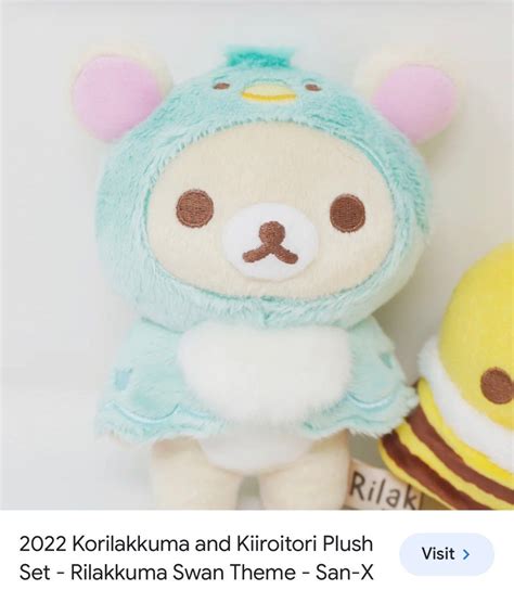 Korilakkuma Plush - Rilakkuma Swan Theme, Hobbies & Toys, Toys & Games ...