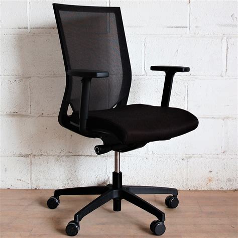 Mesh-Back Task Chair Black 2120 - Allard Office Furniture