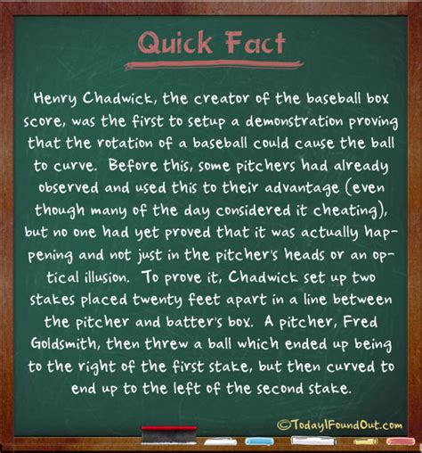 Henry Chadwick, the Creator of the Baseball Box Score, Also was the ...