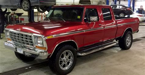 1978 Ford F150 Crew Cab Ruby Red 4x4 | Ford Daily Trucks