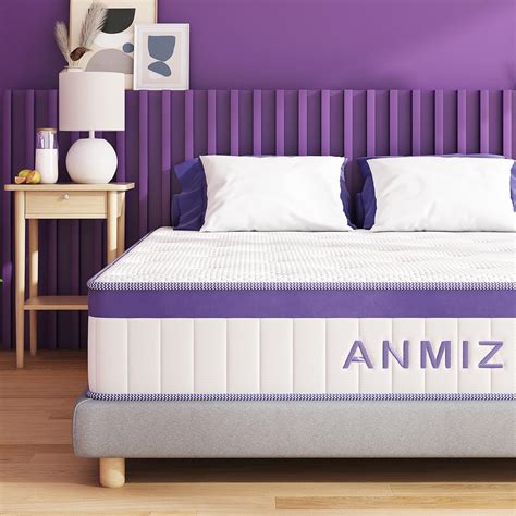 Amazon.com: ANMIZ Full Size Mattress, 10 inch Hybrid Full Mattress with ...