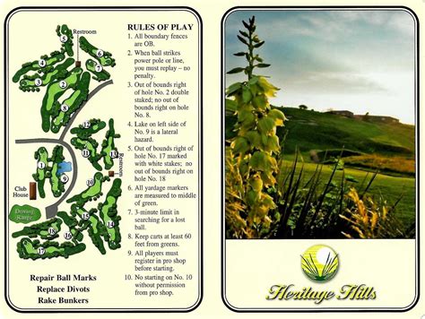 Course Description - Heritage Hills Golf Course