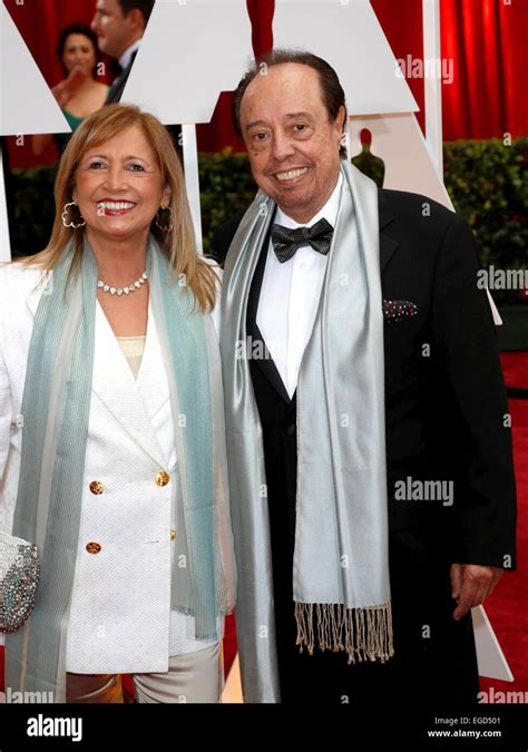 Singer Gracinha Leporace and husband Sergio Mendes attend the 87th Academy Awards, Oscars, at ...