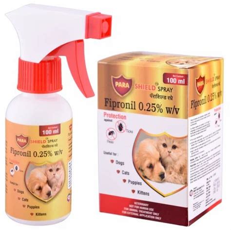 Parashield Fipronil Spray for Ticks & Fleas, Packaging Type: Bottle at Rs 380 in Pune