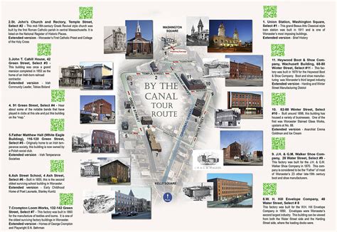 By The Canal Tour Map | The Canal District