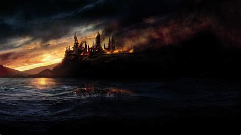 harry potter hogwarts on fire 4k 5k hd movies Wallpapers | HD Wallpapers | ID #42583