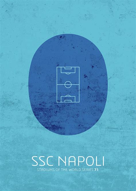 SSC Napoli Stadium Football Soccer Series Mixed Media by Design ...