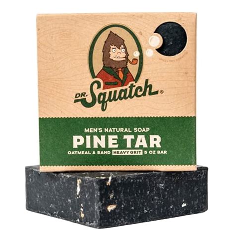 Dr. Squatch All Natural Bar Soap for Men with Heavy Grit, Pine Tar - Walmart.com