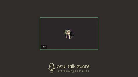 The problematic state of osu! tournaments | chiv | osu! Talk Event - YouTube