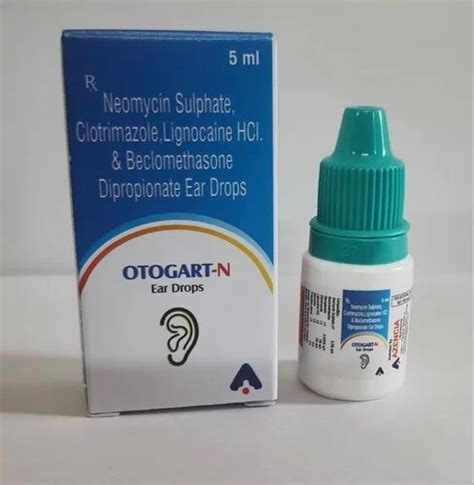 OTOGART-N Neomycin Ear Drops, Packaging Size: 5ML at Rs 89/pc in Panchkula