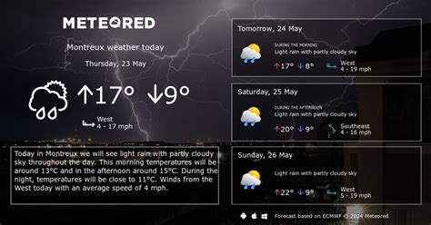 Weather Montreux. 14 day Forecast - yourweather.co.uk | Meteored