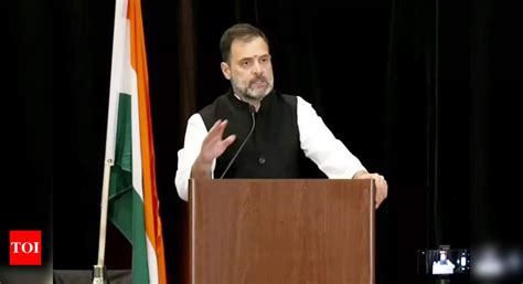 Rahul Gandhi US Tour: PM Modi a 'specimen'; BJP hits back saying Congress neta defaming India on ...