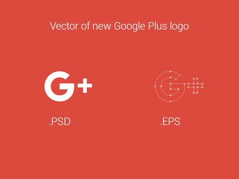 Vector of new Google Plus logo by keller on Dribbble