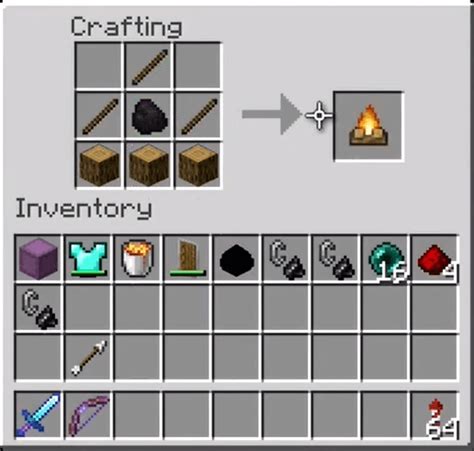 How To Make A Campfire In Minecraft (Minecraft Campfire Tutorial)