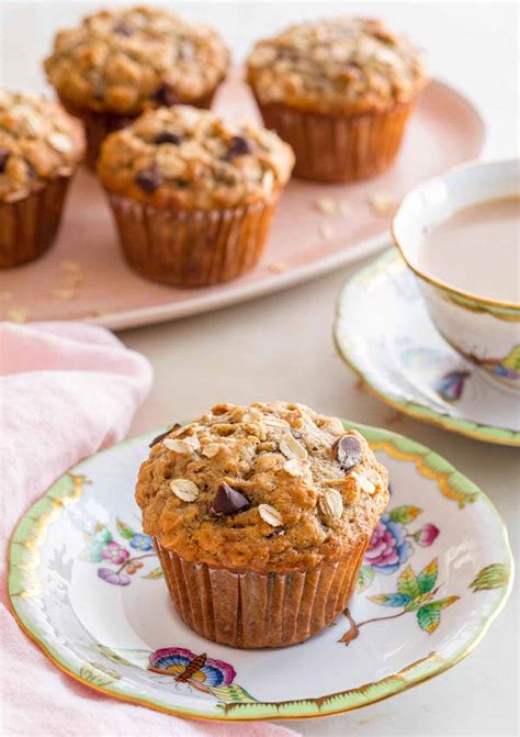 Banana Oatmeal Muffins - Preppy Kitchen