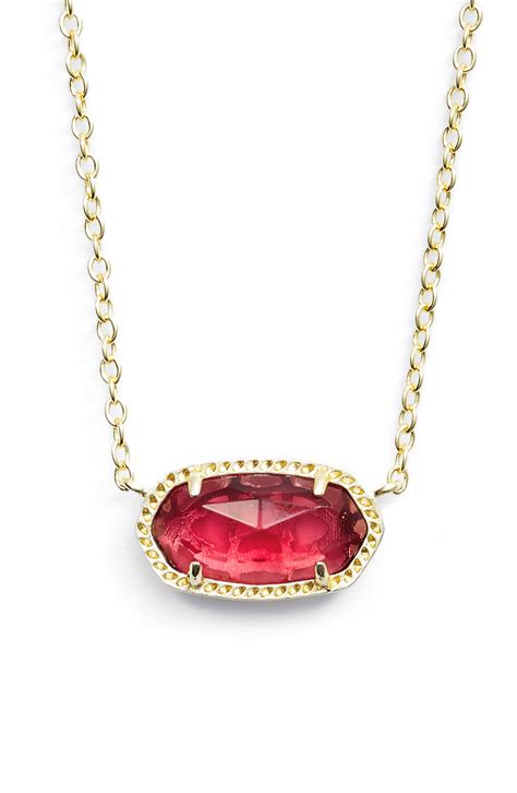 Lyst - Kendra Scott Elisa Birthstone Pendant Necklace in Metallic