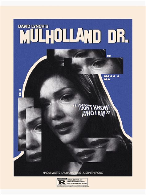 "Mulholland Drive Movie Poster" Poster for Sale by cuteviscera | Redbubble