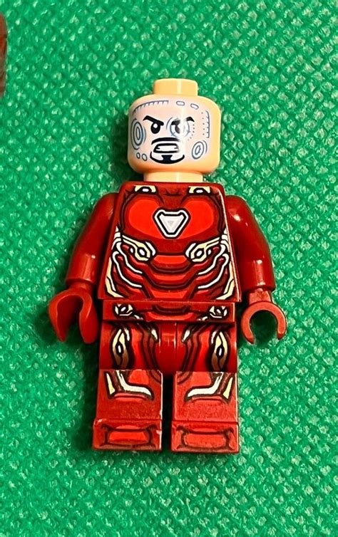 Lego Marvel Super Heroes Iron Man Mark 50 Armor Minifigure 76108 76125 | eBay