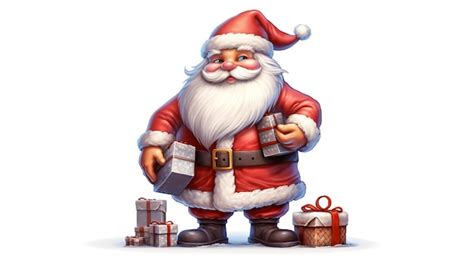 Premium AI Image | Happy Santa Claus Saint Nicholas looking at camera