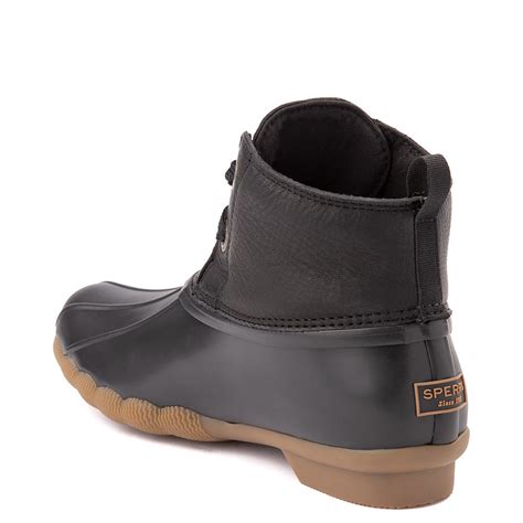 Womens Sperry Top-Sider Saltwater 2-Eye Boot - Black | Journeys