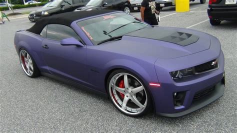 Purple Camaro SS W/ZL1 Kit In Hunt Valley Horsepower - YouTube