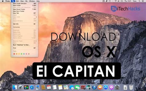 Download Mac OS X El Capitan 10.11 DMG File (Full Free)