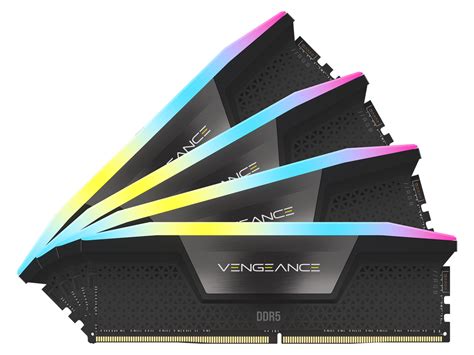 CORSAIR Vengeance RGB 128GB (4 x 32GB) 288-Pin PC RAM DDR5 5600 (PC5 ...