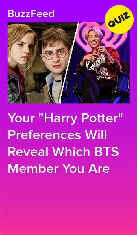 Your "Harry Potter" Preferences Will Reveal Which BTS Member You Are Harry Potter Buzzfeed ...