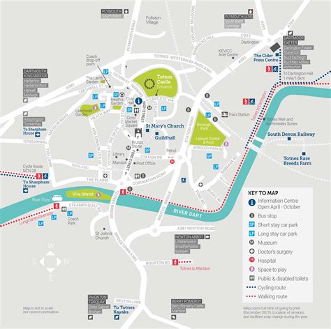 main town map 2022 - Visit Totnes