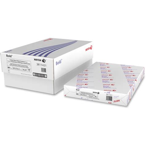 Xerox Bold Coated Gloss Digital Printing Paper - 17 X 11 - 80 Lb Basis ...